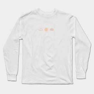 Rainbow, cloud and sun Long Sleeve T-Shirt